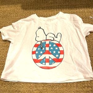 Snoopy Old Navy Cropped Women’s Shirt